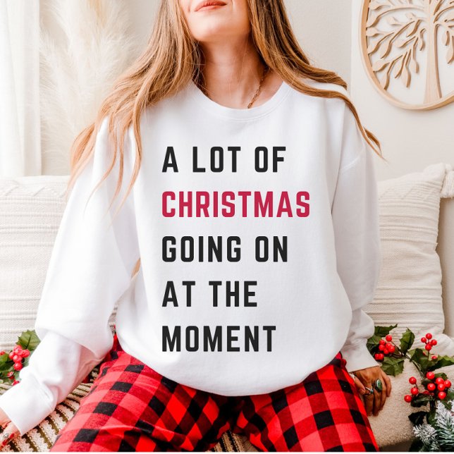 Camiseta Muita Coisa De Natal Acontecendo No Momento  (Criador carregado)