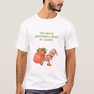 Camiseta Muito ânimo de Natal para carregar! Salame