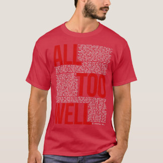 Camiseta Muito bem (todas as letras) em preto