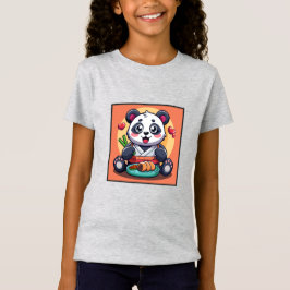 Camiseta Muito bonito comer Panda