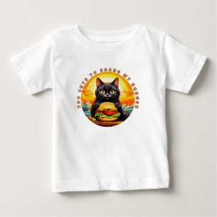Camiseta Muito bonito para compartilhar minha arte de queim