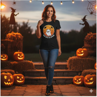 Camiseta Muito Bonito Para Falar - Adorável Ghost Cat Hallo