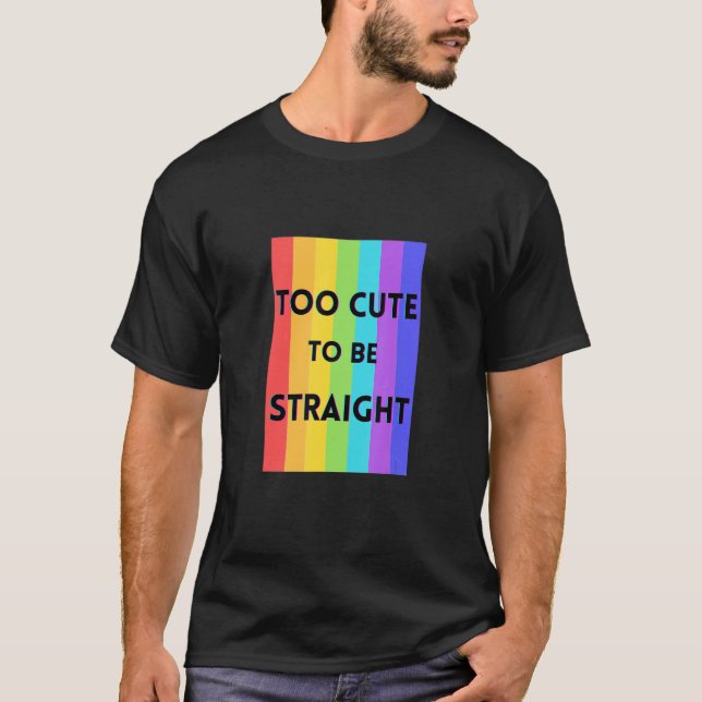 Camiseta Muito Bonito Para Ser Hetero (Frente)