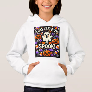 Camiseta Muito bonito para Spook! - Hoodie Do Dia Das Bruxa