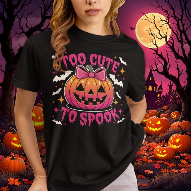 Camiseta Muito bonito para "Spook Pink Coquette Pumpkin" (Criador carregado)