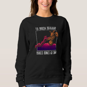 Camiseta Muito Braap Faz Ossos Quebram Motocross Moto
