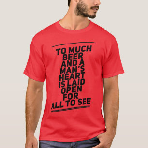 Camiseta muito cerveja engraçado