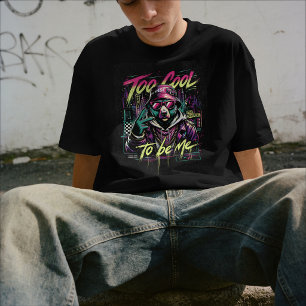 Camiseta Muito Cool para Ser Eu – Neon Graffiti Streetwear