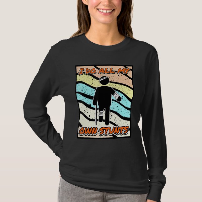 Camiseta Muito Em Breve, Perna De Braço Quebrada, Eu Faço T (Frente)