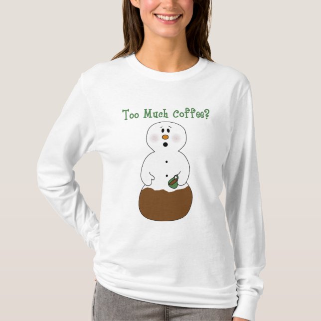 Camiseta Muito Engraçado Café (Frente)