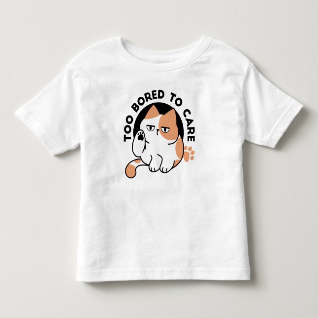Camiseta Muito Entediado para se Importar – Citação Diverti (Frente)