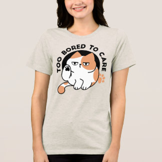 Camiseta Muito Entediado para se Importar – Citação Diverti