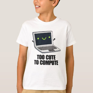 Camiseta Muito Fácil Para Computar Um Laptop Engraçado