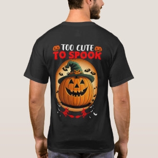 Camiseta Muito fofo assustar a abóbora laranja do Dia das B