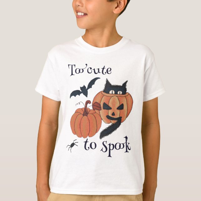 Camiseta Muito fofo para assustar (Frente)