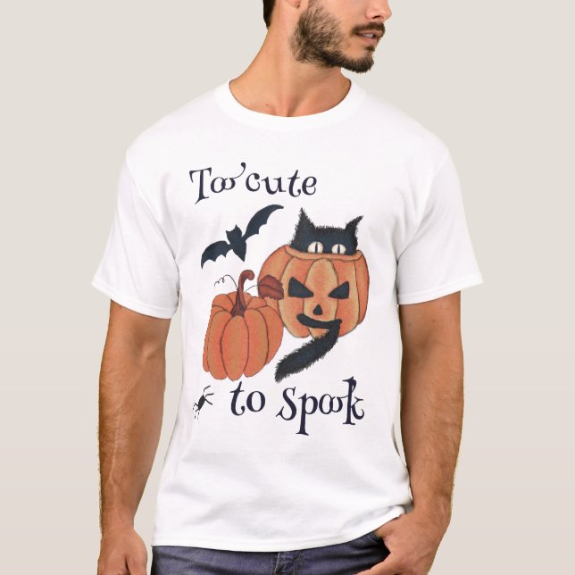 Camiseta Muito fofo para assustar (Frente)