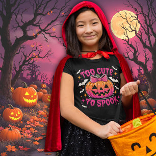 Camiseta Muito Fofo para Assustar Abóbora de Halloween Coqu