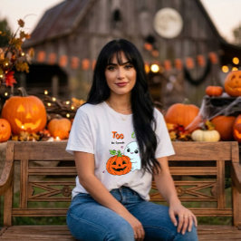 Camiseta Muito Fofo para Assustar – Fantasma de Halloween F