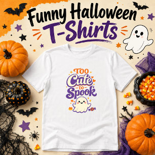 Camiseta Muito Fofo para Assustar Fantasma de Halloween Fof