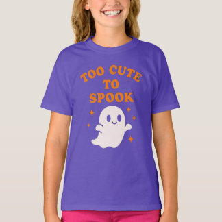 Camiseta Muito Fofo Para Assustar - Garotinha Fantasma de H
