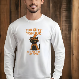 Camiseta Muito fofo para assustar, mas vou tentar mesmo ass