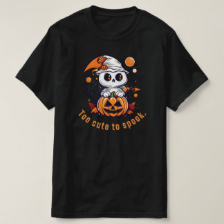 Camiseta Muito fofo para assustar | Teto fantasma bonito