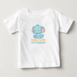 Camiseta Muito Fofo para Este Mundo – Sonhador de Elefante
