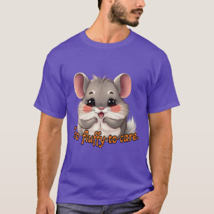 Camiseta Muito fofo para se importar.