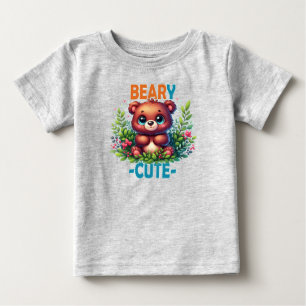 Camiseta Muito Fofo. Urso de pelúcia sorrindo. Piada engraç
