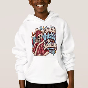 Camiseta Muito Frio Lá Fora para Socializar Inverno Diverti