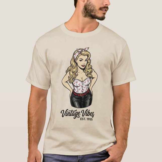 Camiseta Muito Glam para Dar uma Revoada 🦩 (Frente)