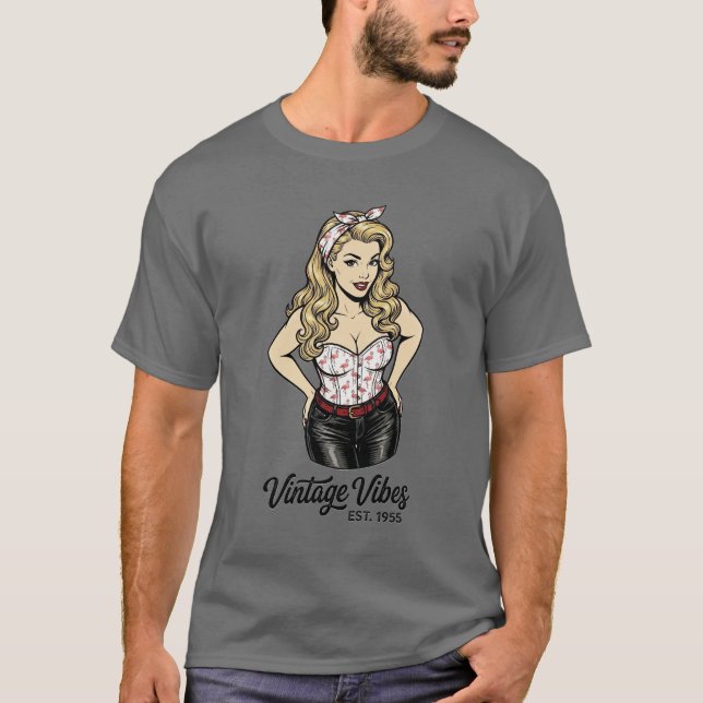 Camiseta Muito Glam para Dar uma Revoada 🦩 (Frente)