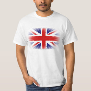 Camiseta Muito Legal bandeira do Reino Unido com efeito de 