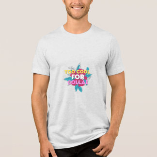 Camiseta Muito Legal para a Gravata Tipografia Colorida e D