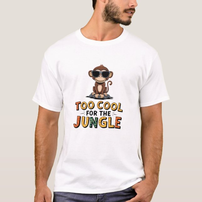 Camiseta Muito Legal para a selva (Frente)
