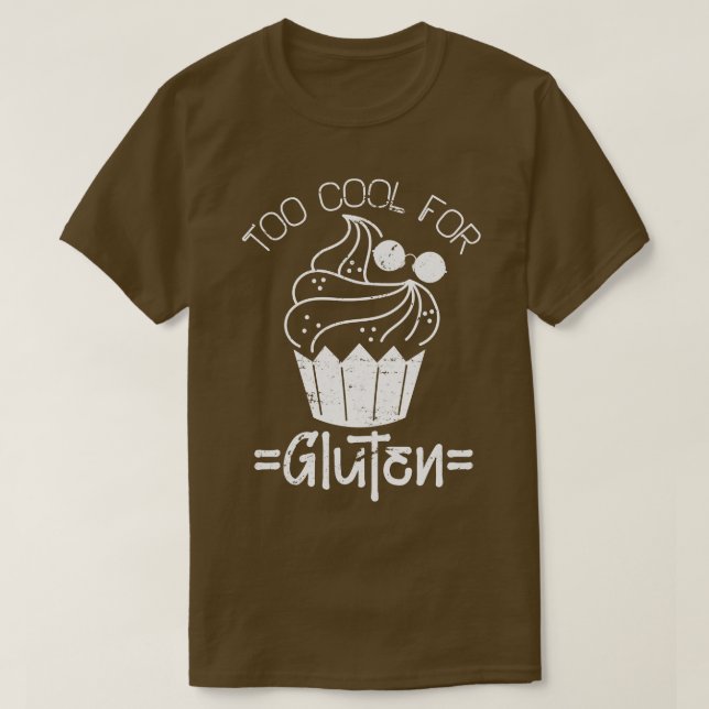 Camiseta Muito Legal Para O Gluten Livre (Frente do Design)