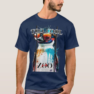Camiseta Muito Legal para o Zoo Penguin