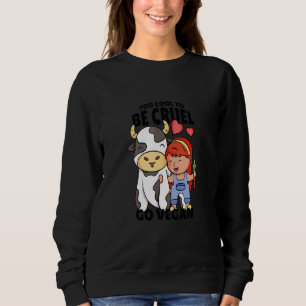 Camiseta Muito Legal Para Ser Cruel Adote o Veganismo Vaca 