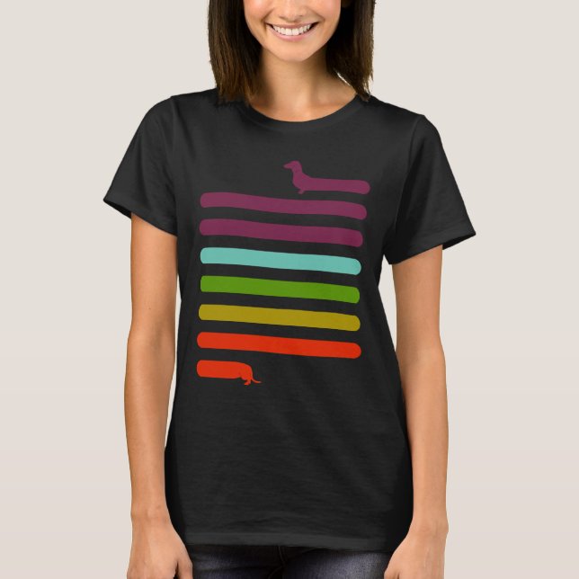 Camiseta Muito Longo Dachshund (Frente)