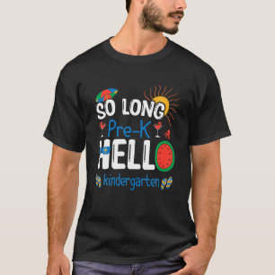 Camiseta Muito Longo, Pré-K Alô, Professora Do Jardim De In