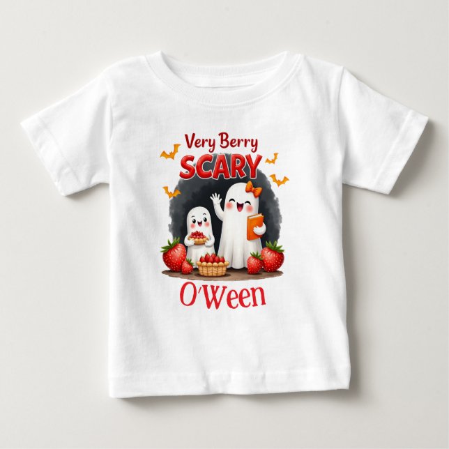 Camiseta Muito Morango Assustador O’Ween  (Frente)