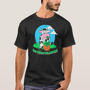Camiseta Muito Obrigado Moo Chas Grama Ias Vaca Premium