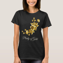 Muito Ouro Floral Elegante