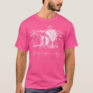 Camiseta Muito Pode Acontecer Em 3 Dias Páscoa Jesus Cristo