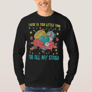 Camiseta Muito Pouco Tempo Para Todos Os Meus Traços De Cor