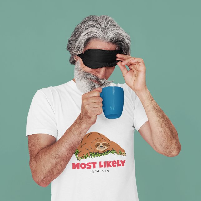 Camiseta Muito Provável Fazer Uma Sesta (Criador carregado)