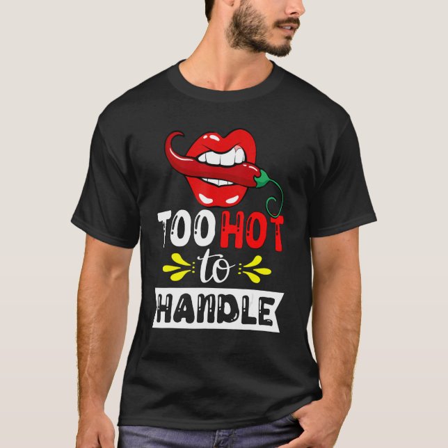 Camiseta Muito Quente Para Lidar Com Pimenta Chili Para Com (Frente)
