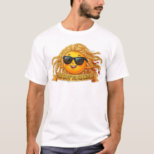 Camiseta Muito Quente para Segurar – Arte Divertida do Sol