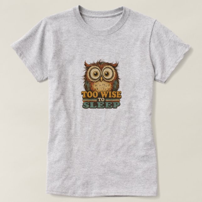 CAMISETA MUITO SABIO PARA DORMIR (Frente do Design)