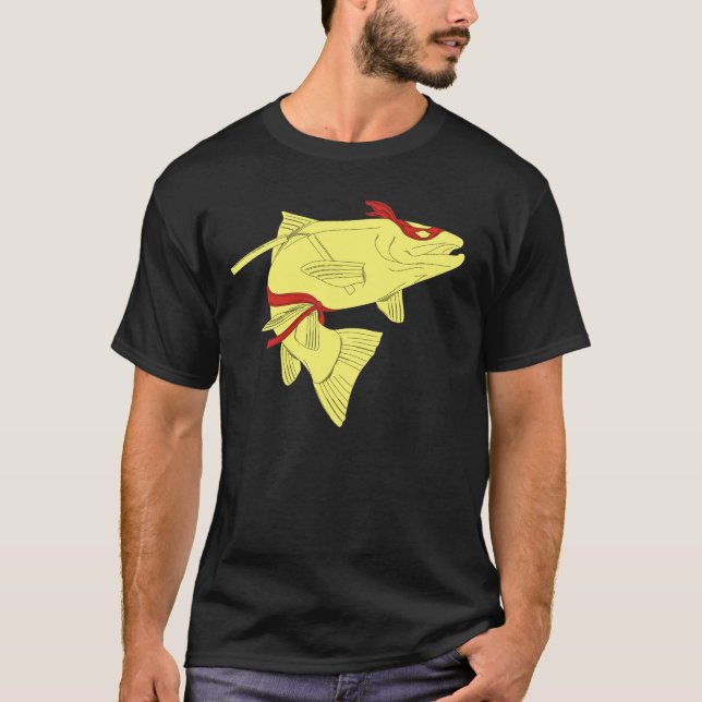 Camiseta Muito túnica de Ninja (Frente)